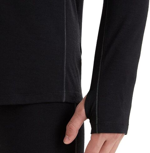 طبقة قاعدة من صوف ميرينو 200 Zone للرجال من Icebreaker Merino بأكمام طويلة ونصف سحاب in Kuwait