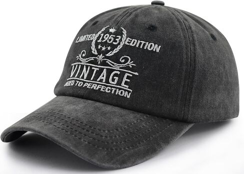 Limited Edition 1950 1951 1952 1953 1954 1955 1956 1957 1958 1959 Hat for Men Women, Funny Birthday Baseball Cap in Kuwait