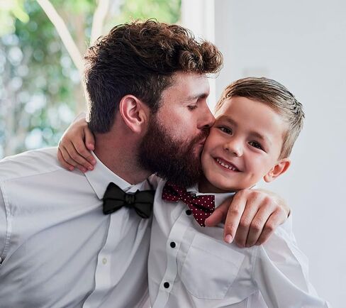 Mantieqingway Self Bow Ties for Men Boy Solid Color Woven Self-Tie Bowties,Adjustable Bow Tie Cravat for Tuxedo Wedding Party in Saudi Arabia