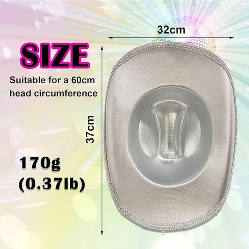 ديسكو قبعة رعاة البقر للنساء ديسكو الكرة قبعة رعاة البقر ديسكو راعية البقر قبعة المرأة بريق الفضاء قبعة رعاة البقر سباركلي قبعة رعاة البقر الترتر ديسكو قبعة ديسكو الكرة قبعة للنساء الفتيات راعية البقر زي الملحقات in Kuwait