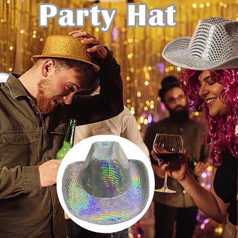 ديسكو قبعة رعاة البقر للنساء ديسكو الكرة قبعة رعاة البقر ديسكو راعية البقر قبعة المرأة بريق الفضاء قبعة رعاة البقر سباركلي قبعة رعاة البقر الترتر ديسكو قبعة ديسكو الكرة قبعة للنساء الفتيات راعية البقر زي الملحقات in Kuwait