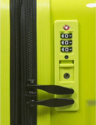 Dejuno Lumos New Generation Hardside 3-Piece Expandable Spinner Luggage Set, Lime in Kuwait