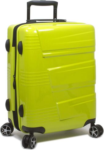Dejuno Lumos New Generation Hardside 3-Piece Expandable Spinner Luggage Set, Lime in Kuwait
