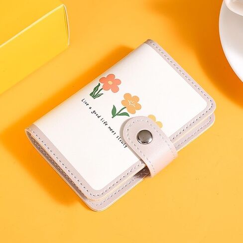 Credit Card Holder Business Card Organizer, Soft Leather Case Wallet Bag Holder with 20 Card Credit Card Protector for Managing Your Different Cards to Prevent Loss or Damage (Cherry Bear) in Saudi Arabia