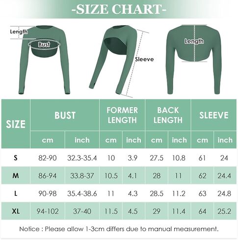 Workout Tops for Women Long Sleeve Bolero Shrug Super Cropped Hoodie Tops Cutout Athletic Yoga T Shirts in Saudi Arabia