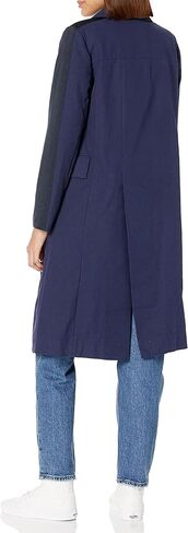 Victor Alfaro Collective Pre-Loved Navy Double Breasted Coat in Kuwait