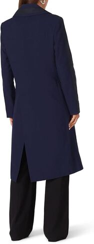 Victor Alfaro Collective Pre-Loved Navy Double Breasted Coat in Kuwait