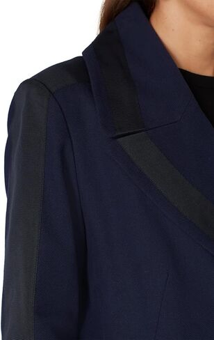 Victor Alfaro Collective Pre-Loved Navy Double Breasted Coat in Kuwait