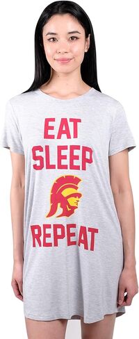 Ultra Game NCAA Women's Super Soft Sleepwear Pajama Loungewear T-Shirt Nightgown in Saudi Arabia