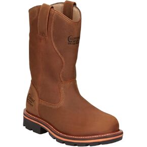 Chippewa Men's Thunderstruck Blonde Pull On Waterproof Soft Work Boot Round Toe - Th1040