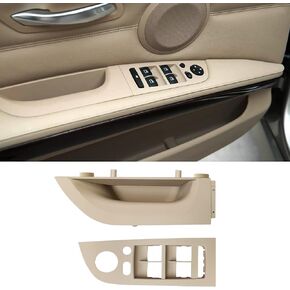 Jaronx for BMW 3 Series E90/E91 Door Handle Replacement Kit,Outer Cover+Door Pull Handle Passenger Door Handle for BMW 316 318 320 323 325 328 330 335 (2004-2011)(Right Side,Pull Handle+Outer Cover)