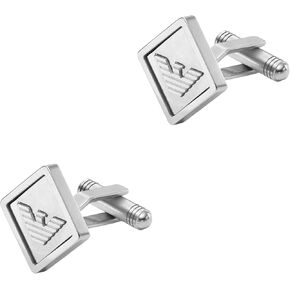Emporio Armani Stainless Steel Cufflinks for Men
