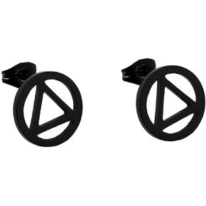 AA Earring Recovery Sobriety Gift Alcoholics Anonymous Jewelry