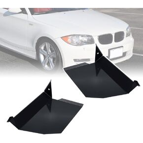 Intake System Scoops for e81/e82/e88 BMW 1 Series(128i/135i/1m) 2008-2015, Decorative Car Vent Grille Cover Ram Air Intake System Kit Car Accessory for BMW (Black)