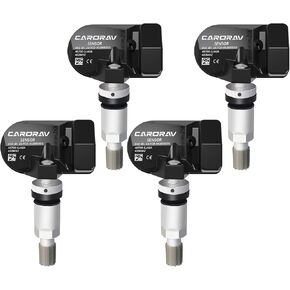 TPMS Sensor,Tire Pressure Monitor System Sensor fit for Infiniti Q50 Q60 QX60,Nissan Altima Maxima Murano Pathfinder,433Mhz Tire Sensor Replaces#407003JA0A,4-Pack