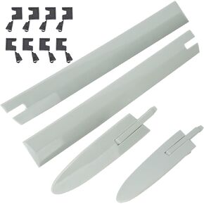 Rldym Convertible Roof Top Hinge Cover Clips Kit Right and Left 54377184037 54377184047 54377184038 54377184048 54377187747 Set of 4 for BMW 328i 335i 428i 430i 435i 440i M3 M4 2007-2020