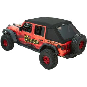 Bestop 54925-17 Trektop Ultra Soft Top Black Twill Trektop Ultra Soft Top