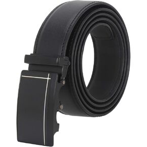 Men's PU Leather Auto Lock Belt