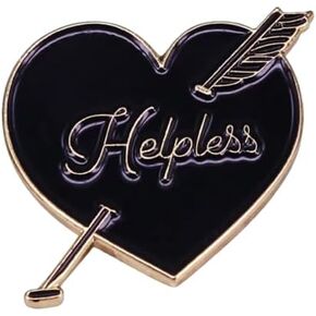 Helpless Eliza Love Song Heart Cupid's Arrow Hamilton Broadway Musical Theater Alexander Lafayette 1.2" Enamel Pin Badge