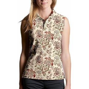 Womens Sleeveless Golf Shirt Quick Dry Athletic Tank Tops Ladies Casual Summer Golf Wear