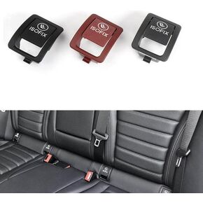 for Mercedes W205 Car Rear Child ISOFIX Switch Seat Safety Cover for Benz C Class W205 C300 C350 C200 C180 2015-2021 2059200513 (Light Beige) in Saudi Arabia