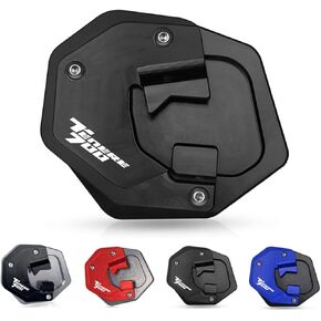 Motorcycle Side Stand Kickstand Enlarge for Tenere 700 2019-2023 Black