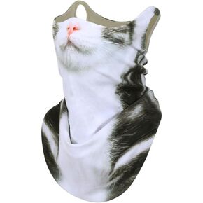 AXBXCX Animal Ski Mask - Made of Delong, Double-Layer - Stay Warm and Stylish on the Ski Slopes