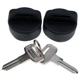JEENDA 2PCS ATV Blank Key 4010278 with Two Ignition Key Cover 5433534 Compatible with Polaris Magnum 325/330/500 Outlaw 450/500/525 Scrambler 400/500 Sportsman /400/500/600 Trail Blazer Boss