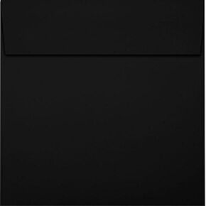 LUXPaper Square Invitation Envelopes | Peel & Press | 7" x 7" | White | 70lb. Text | 50 Qty