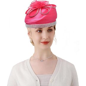 Fascinators Hat for Women Church Tea Party Pillbox hat Derby Wedding Cocktail Hats in Saudi Arabia