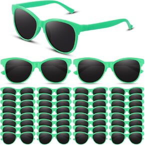 Kathfly 32 Pcs Neon Kids Sunglasses Bulk Color Party Sunglasses Novelty Sun Glasses Set 80's Style Sun Glasses for Boys Girls