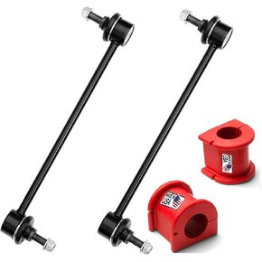4pc Front Stabilizer Bar Links + Bushings FITS Toyota Corolla Matrix Pontiac Vibe 2003-2019