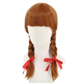 Women or Girl Long Brown Braids Wig Halloween Costume Cosplay Wigs