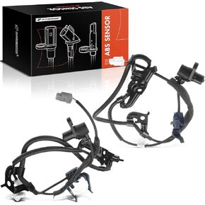 A-Premium ABS Wheel Speed Sensor Compatible with Toyota Models - Sienna 2004-2010 - Front Driver & Passenger Side, 2-PC Set, Replace# 89543-08030, 89542-08030