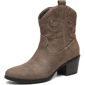 TYNDALL Women's Ankle Boots Western Wear Fashion Cowboy Boots for Women