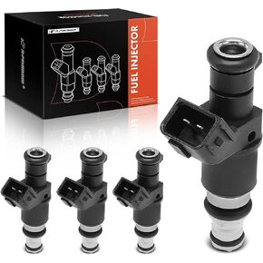 A-Premium 8 Holes Set of 4 Fuel Injectors Compatible with Honda CR-V CRV 2005-2009, Accord 2003-2007, Element 2003-2011 & Acura RSX 2005-2006, 2.0L 2.4L, Replace# 16450RAAA01