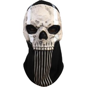 Ghost Mask MW2 Skull Mask Full Face Mask for Halloween War Sport Mask Headwear in Saudi Arabia