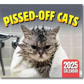 2025 Peed-Off Cats Calendar - Funny Cat Themed Gifts For Cat Lovers