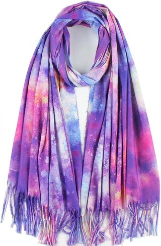 Umjetnost Women's Soft Cashmere Feel Scarf Long Warm Winter Scarves Pashmina Shawl Wrap in Saudi Arabia