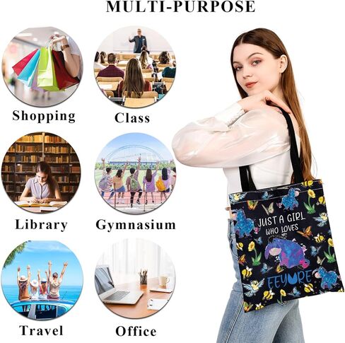 PLITI Eeyore Tote Bag Eeyore Fan Gift Cartoon Character Lover Gift Just A Who Loves Eeyore Shoulder Bag in Kuwait