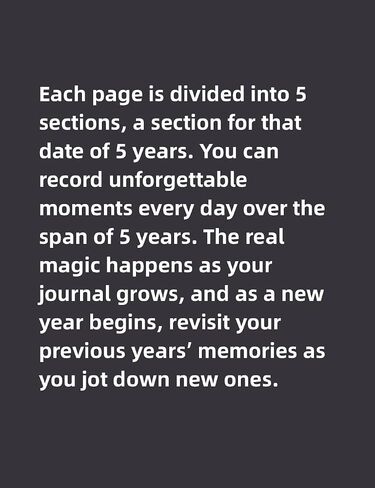 Three Year Journal, 3-year Memory Notebook, Daily Journal, Undated Diary, One Line a Day, Soft Cover, Medium, 90gsm paper (Amber Brown) in Saudi Arabia