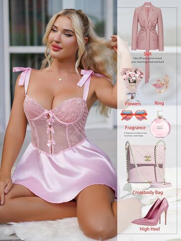 ADSEXY مجموعة الملابس الداخلية المثيرة للنساء من Underwire Strappy مشد الملابس الداخلية مجموعة الملابس الداخلية حمالة الصدر in Kuwait