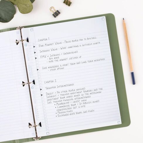Five Star Loose Leaf Paper + Study App, Recycled Notebook Paper, College Ruled Paper, 8-1/2" x 11", 80 Sheets, Reinforced Filler Paper (170023) in Kuwait