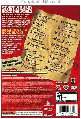 Rock Band Track Pk Vol2 Xbox 360 in Kuwait