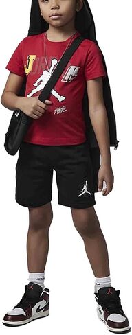 Jordan Boy's Gym 23 FT Shorts Set (Toddler/Little Kids/Big Kids) Black 7 Big Kids in Saudi Arabia