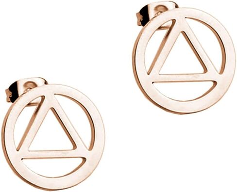 AA Earring Recovery Sobriety Gift Alcoholics Anonymous Jewelry in Saudi Arabia