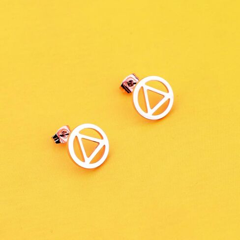 AA Earring Recovery Sobriety Gift Alcoholics Anonymous Jewelry in Saudi Arabia