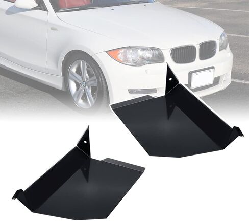 مجارف نظام السحب لـ e81/e82/e88 BMW 1 Series(128i/135i/1m) 2008-2015، غطاء شبكة فتحة تهوية السيارة المزخرفة طقم نظام دخول الهواء رام ملحقات السيارة لسيارات BMW (أسود) in Kuwait