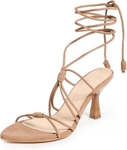 صندل Belinda Suede نسائي من الجلد باللون البيج in Kuwait