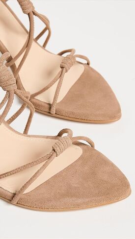 صندل Belinda Suede نسائي من الجلد باللون البيج in Kuwait